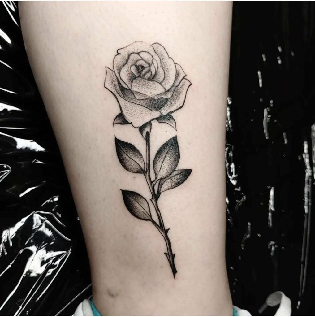 tattoo lübeck elea lounge rose blumentattoo