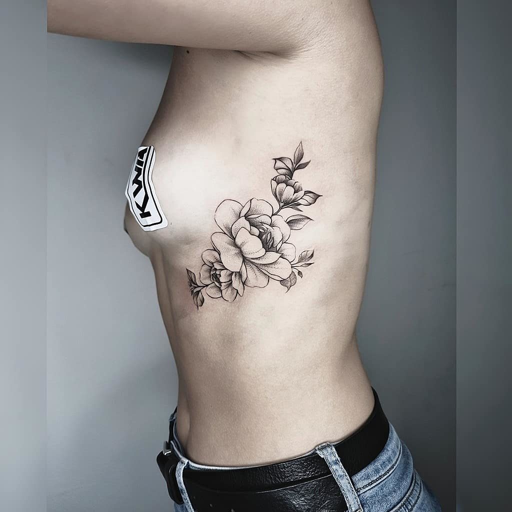 tattoo lübeck blumen flower