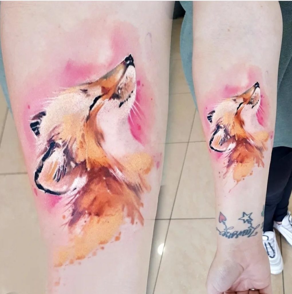 watercolor tattoo lübeck