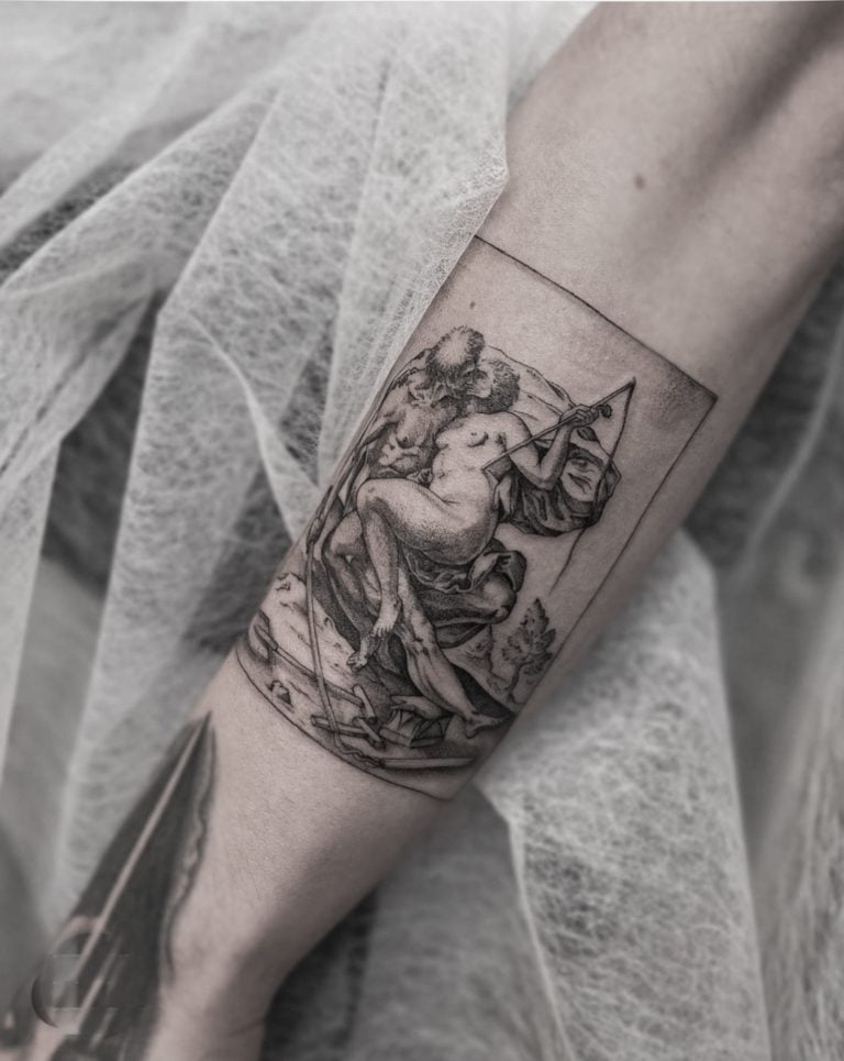 alchemy greek mythology tattoo realistic art realistisch