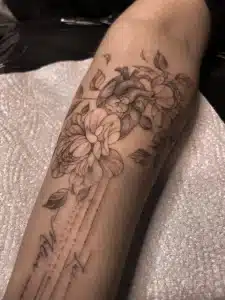 blumen tattoo