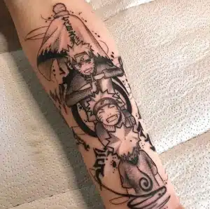 naruto anime tattoo