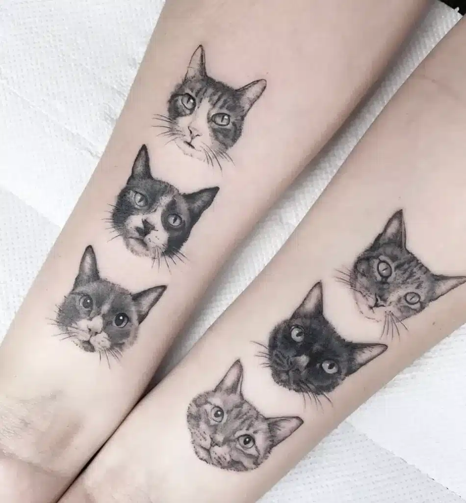 katzen tattoo